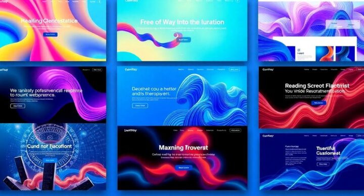 Stunning collection of modern website design inspirations.